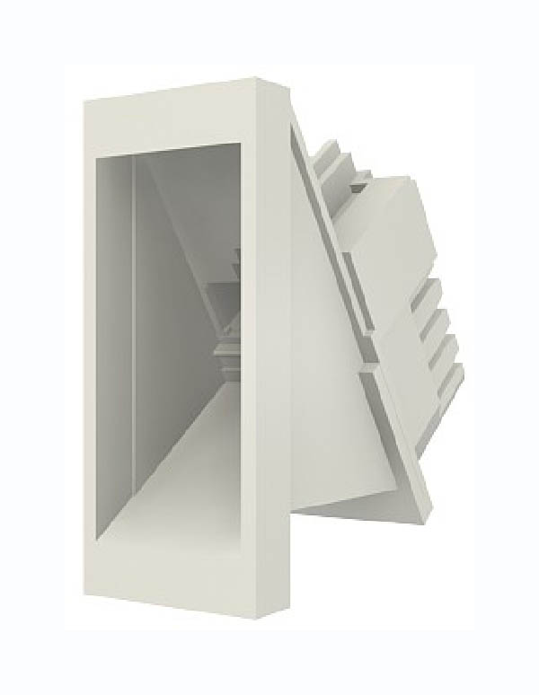 Модуль 22,5x45 мм, 1хRJ45, похилий, UTP5е, білий 16.1B.011.A1032