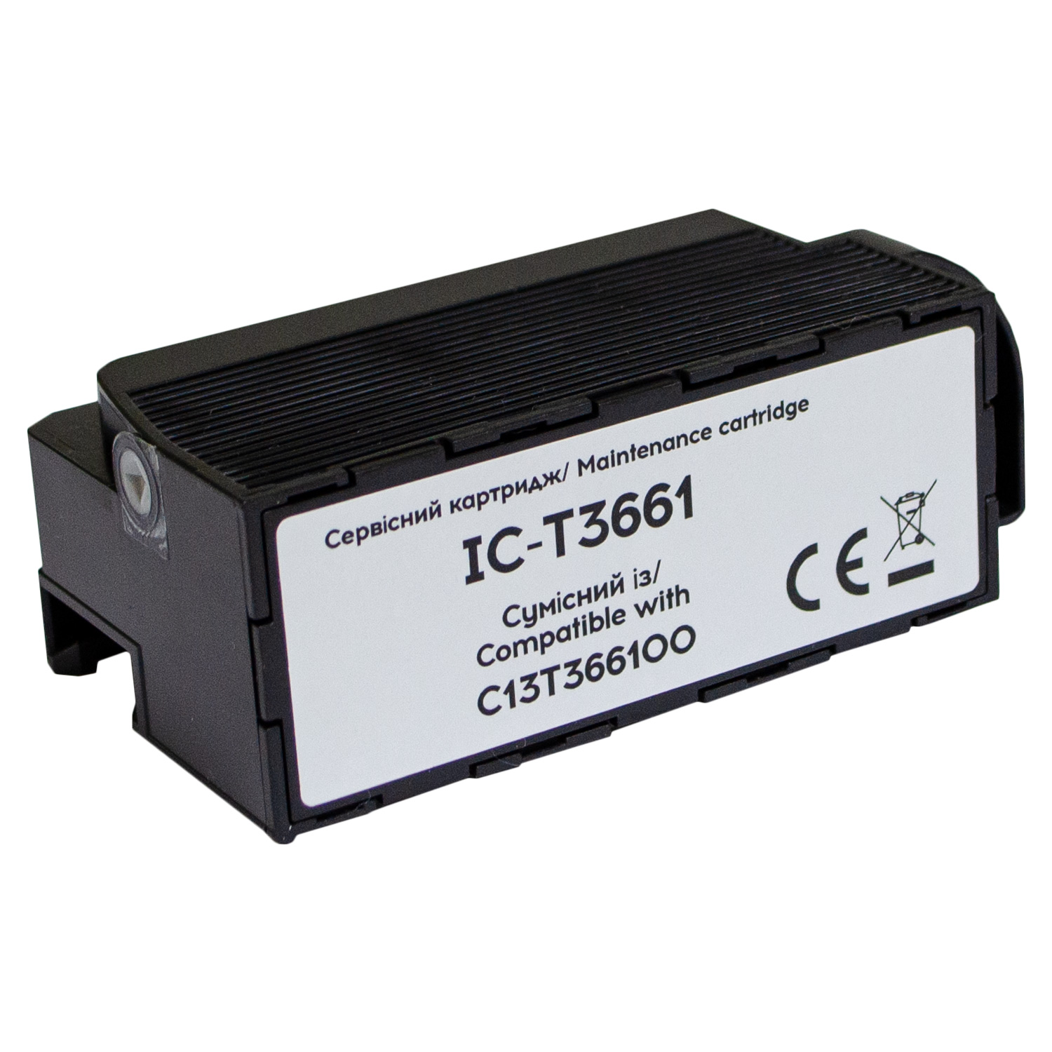 Контейнер сумісний для відпрацьованих чорнил Epson T3661/EPMB1/C13T366100 з чіпом Barva (IC-T3661)