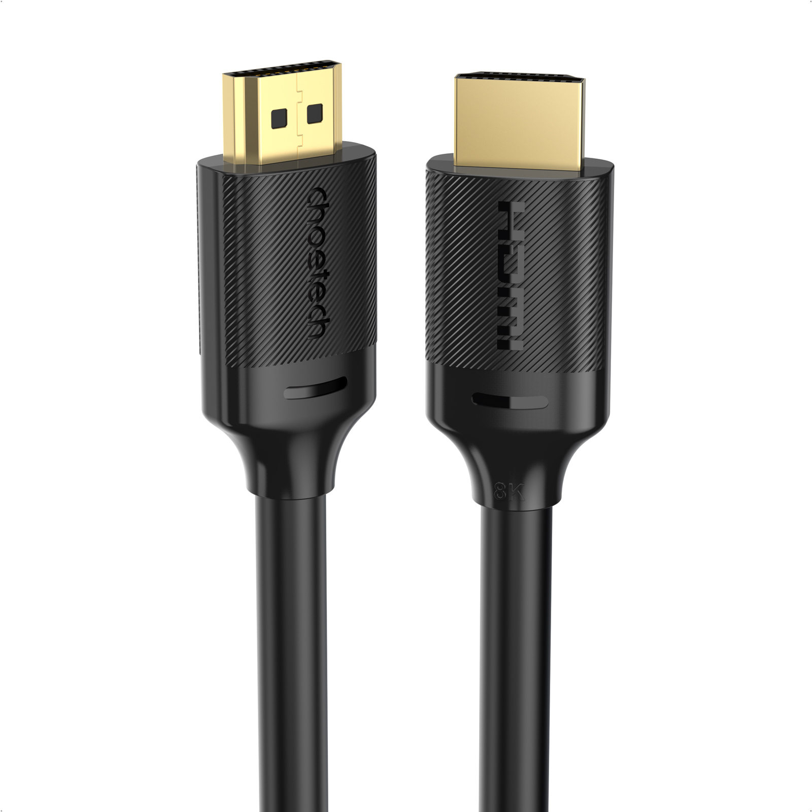 Кабель HDMI - HDMI, 8K, PVC, 2 м чорний Choetech (XHH-TP20)