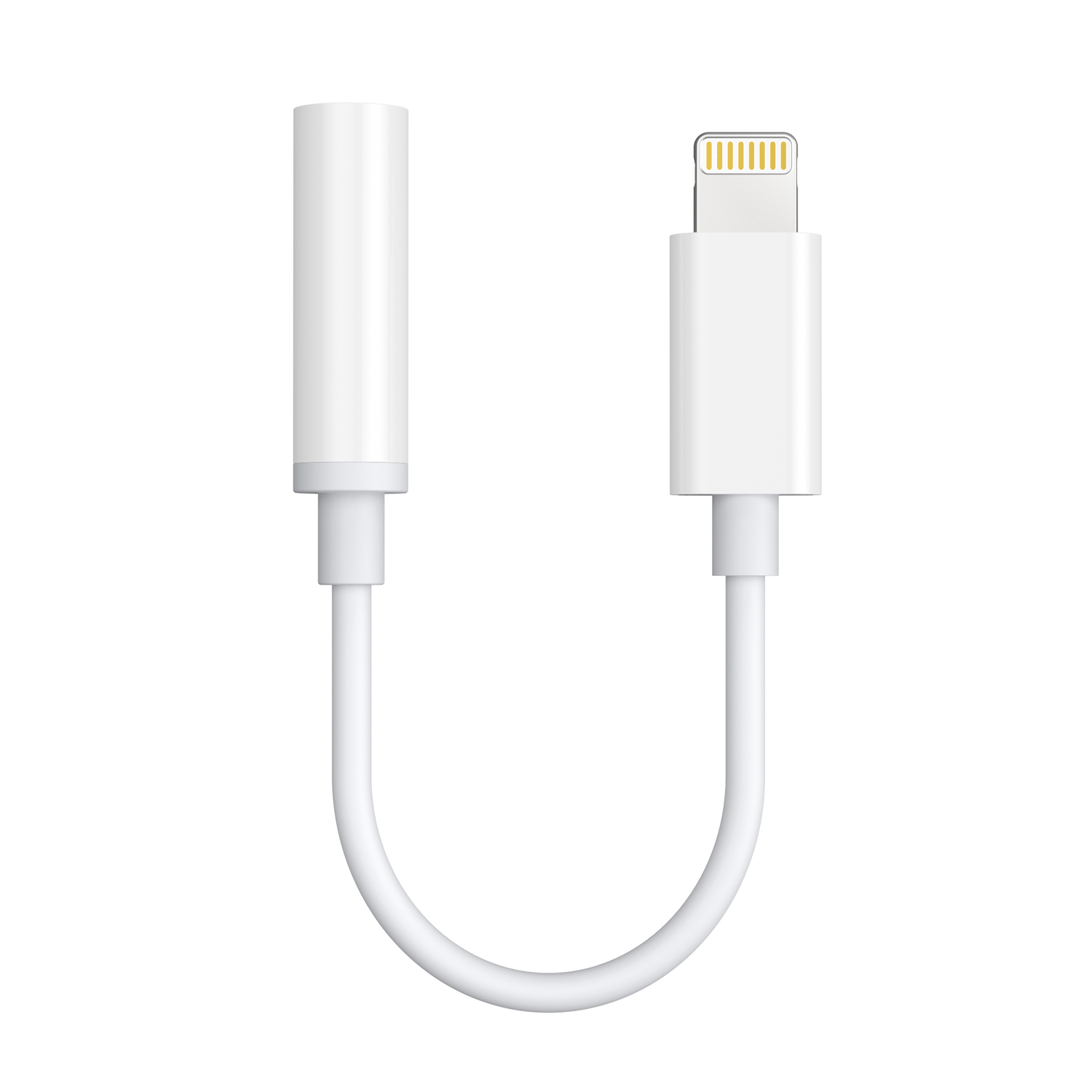 Кабель Lightning (non-MFi)  - AUX 3,5 мм female, білий Choetech (AUX005)