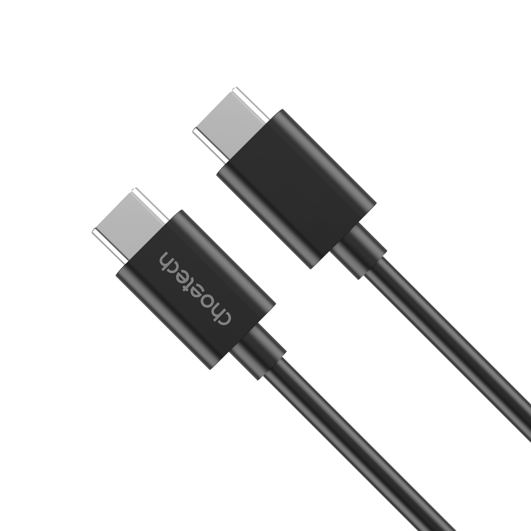 Кабель Type-C 2.0  Type-C 3A, 1 м чорний Choetech (CC0002)