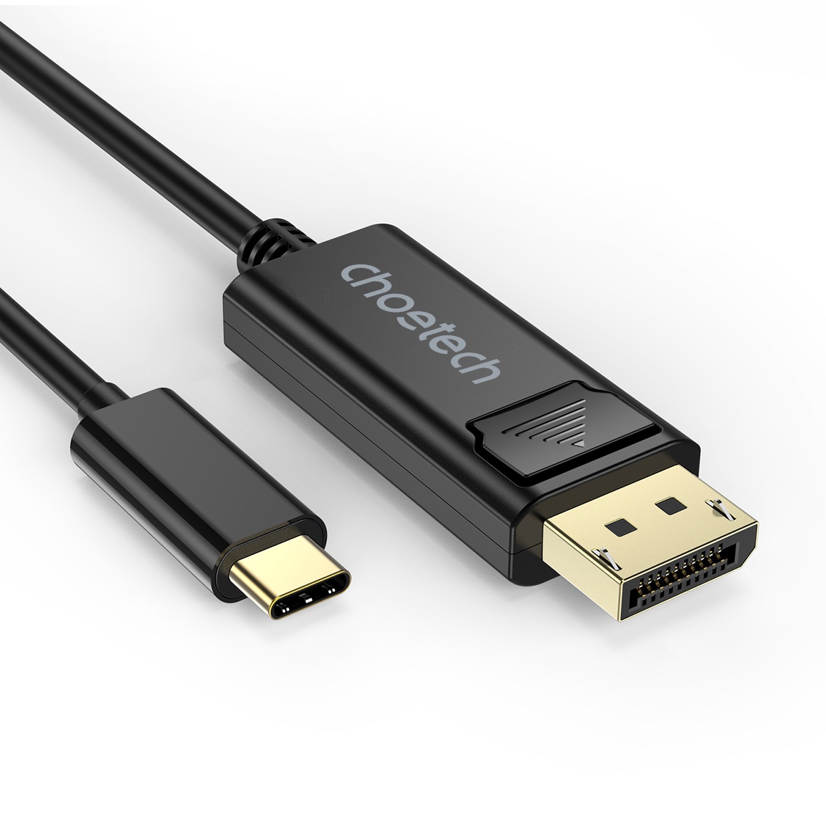 Кабель Type-C - Display port, 1,8 м чорний Choetech (XCP-1801BK)