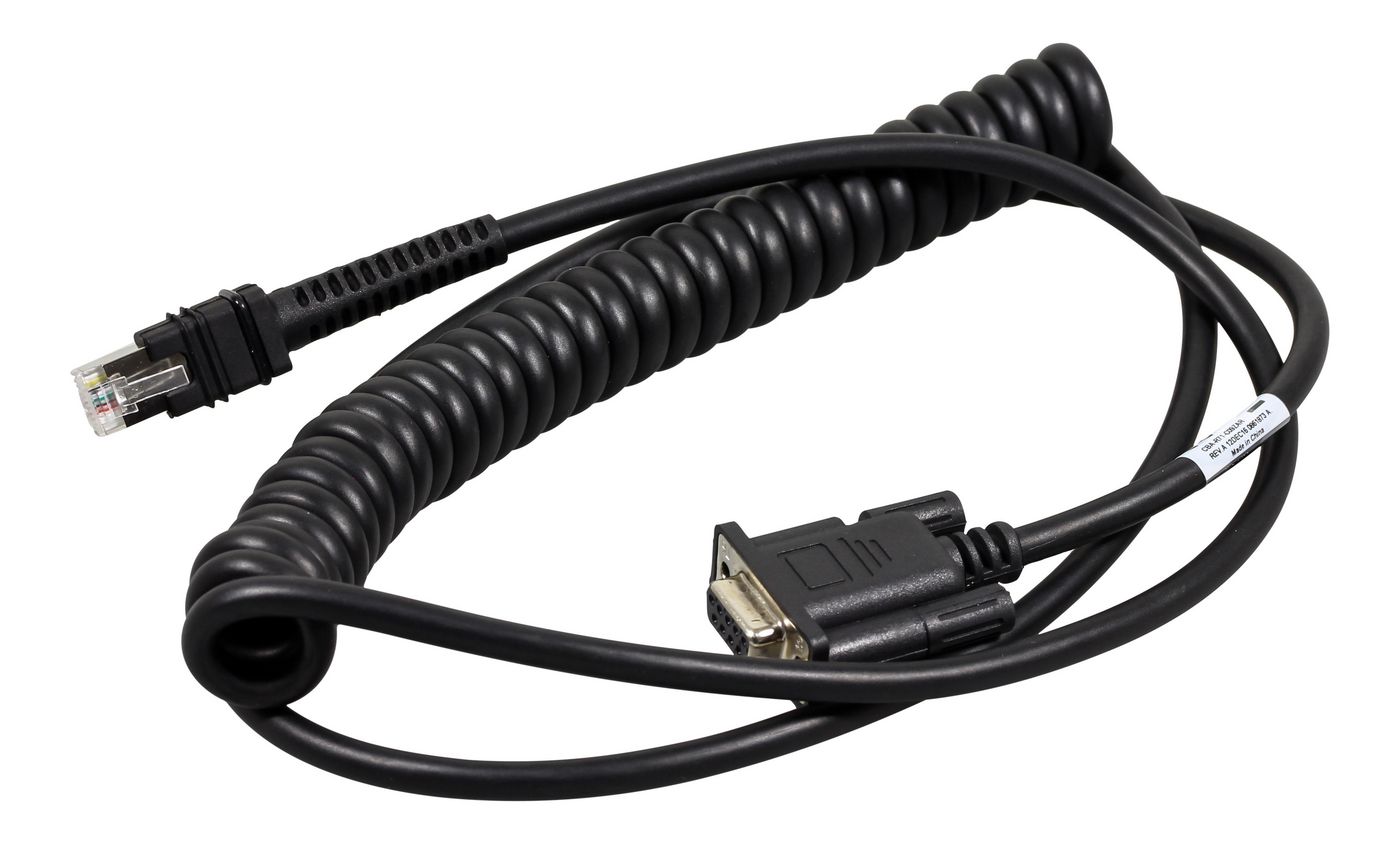 Cable, RS232, DB9, coiled
