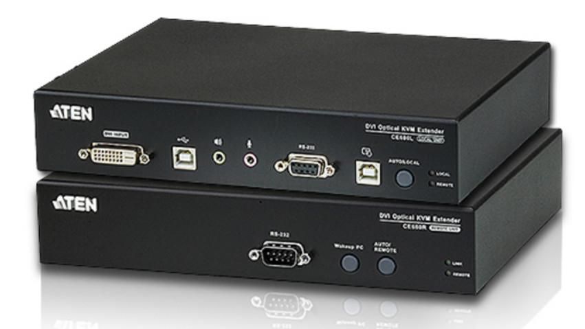 DVI Optical Fiber KVM Extender