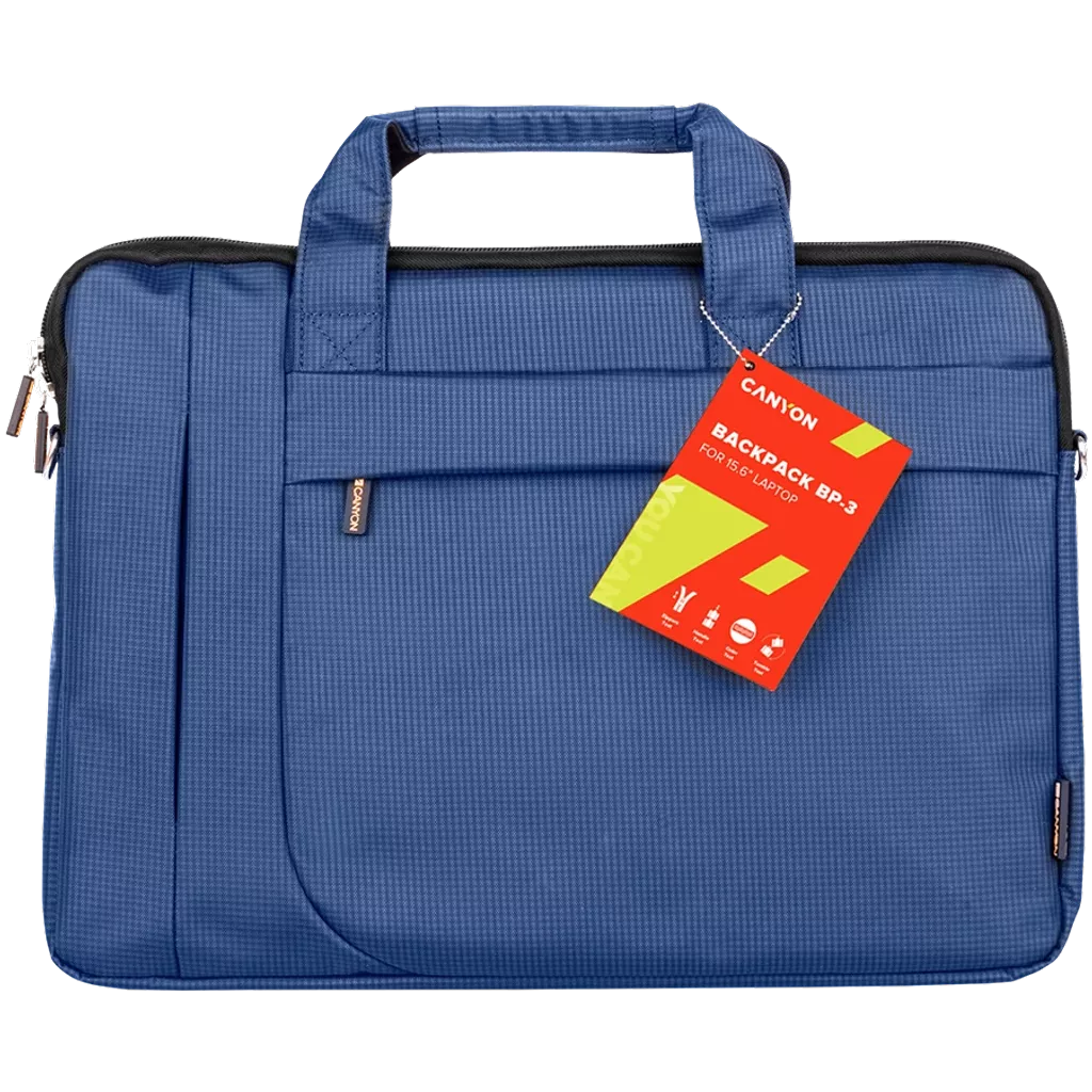 Сумка для ноутбуку 15,6 дюймів стильна B-3 синя Canyon (CNE-CB5BL3)