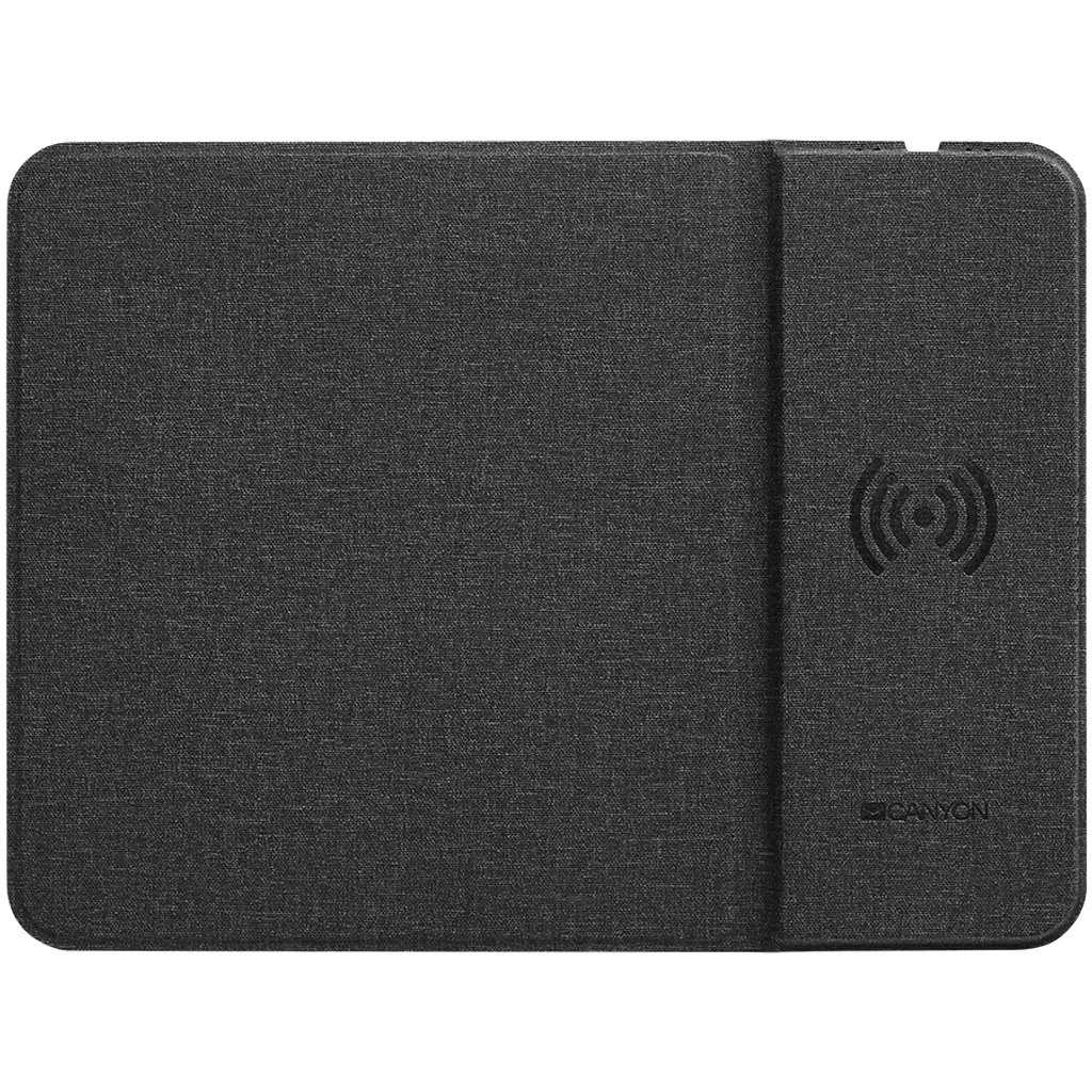 Килимок для миші з бездротовою зарядкою MP-W5, чорний Canyon (CNS-CMPW5)
