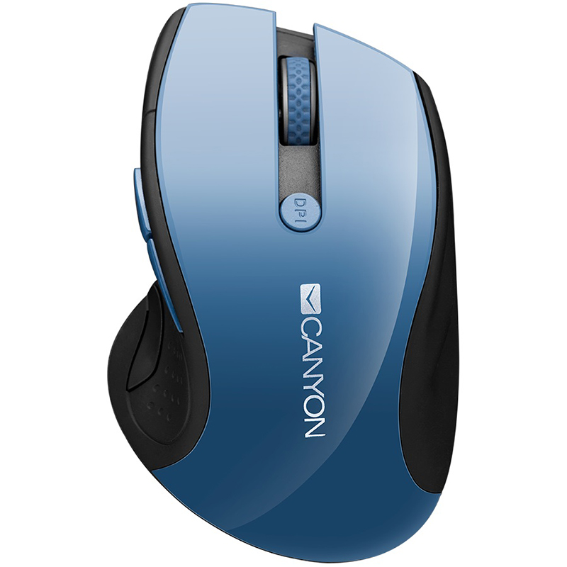 Миша бездротова оптична MW-01 синьо-сіра Canyon (CNS-CMSW01BL)
