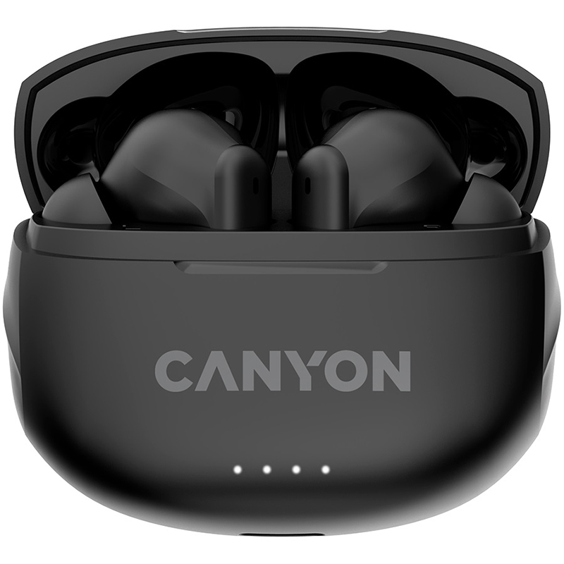 Навушники бездротові BT TWS-8 чорні Canyon (CNS-TWS8B)