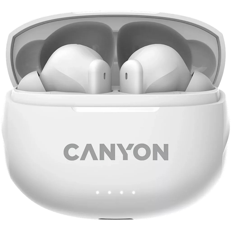 Навушники бездротові BT TWS-8 білі Canyon (CNS-TWS8W)