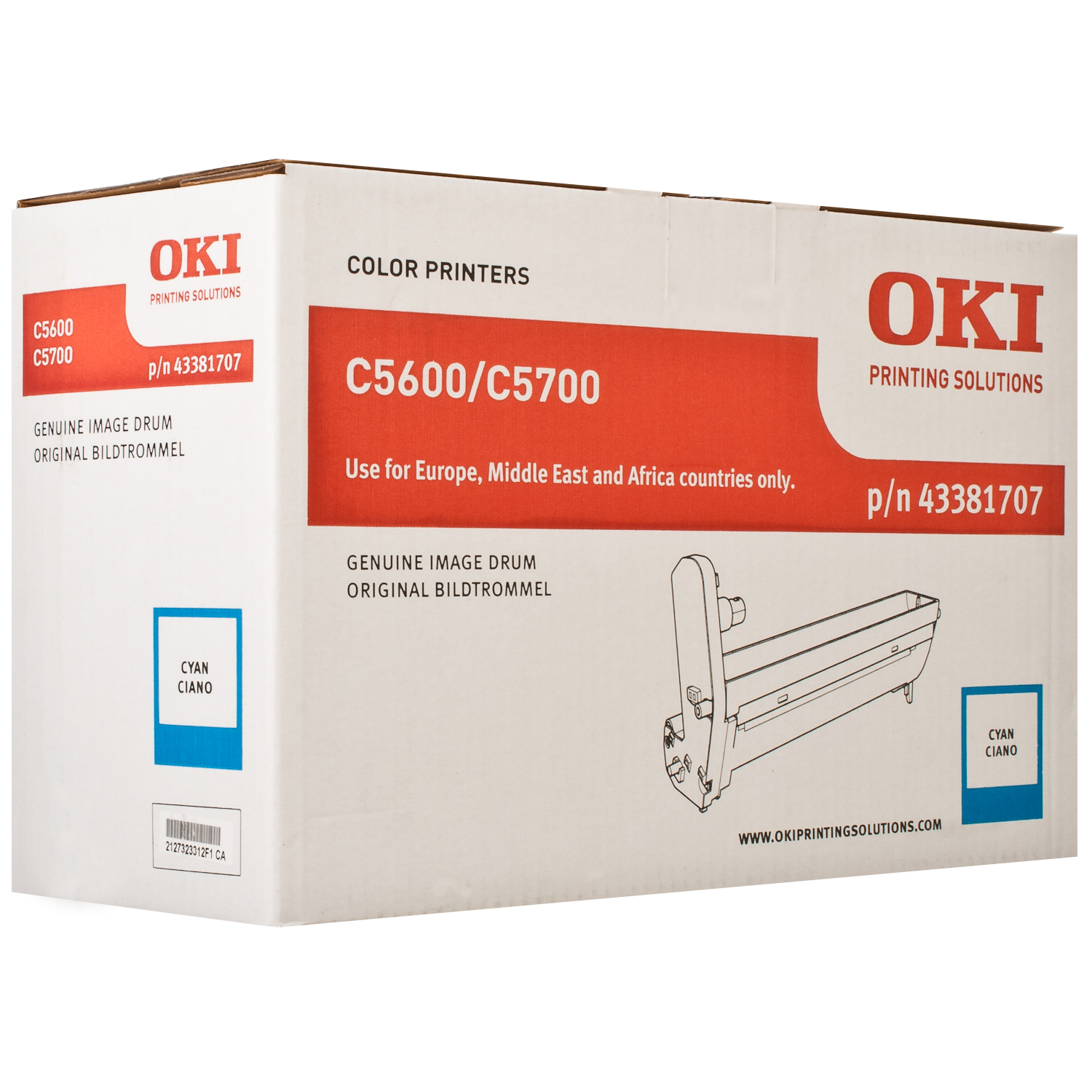 Драм-картридж C56_57 блакитний Oki (43381707)