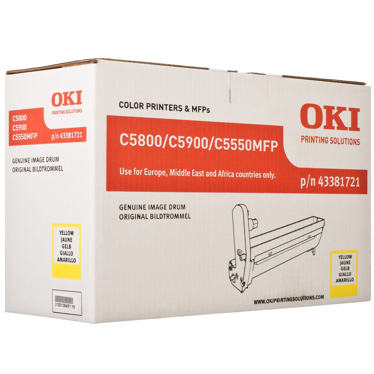 Драм-картридж C58_59 жовтий Oki (43381721)