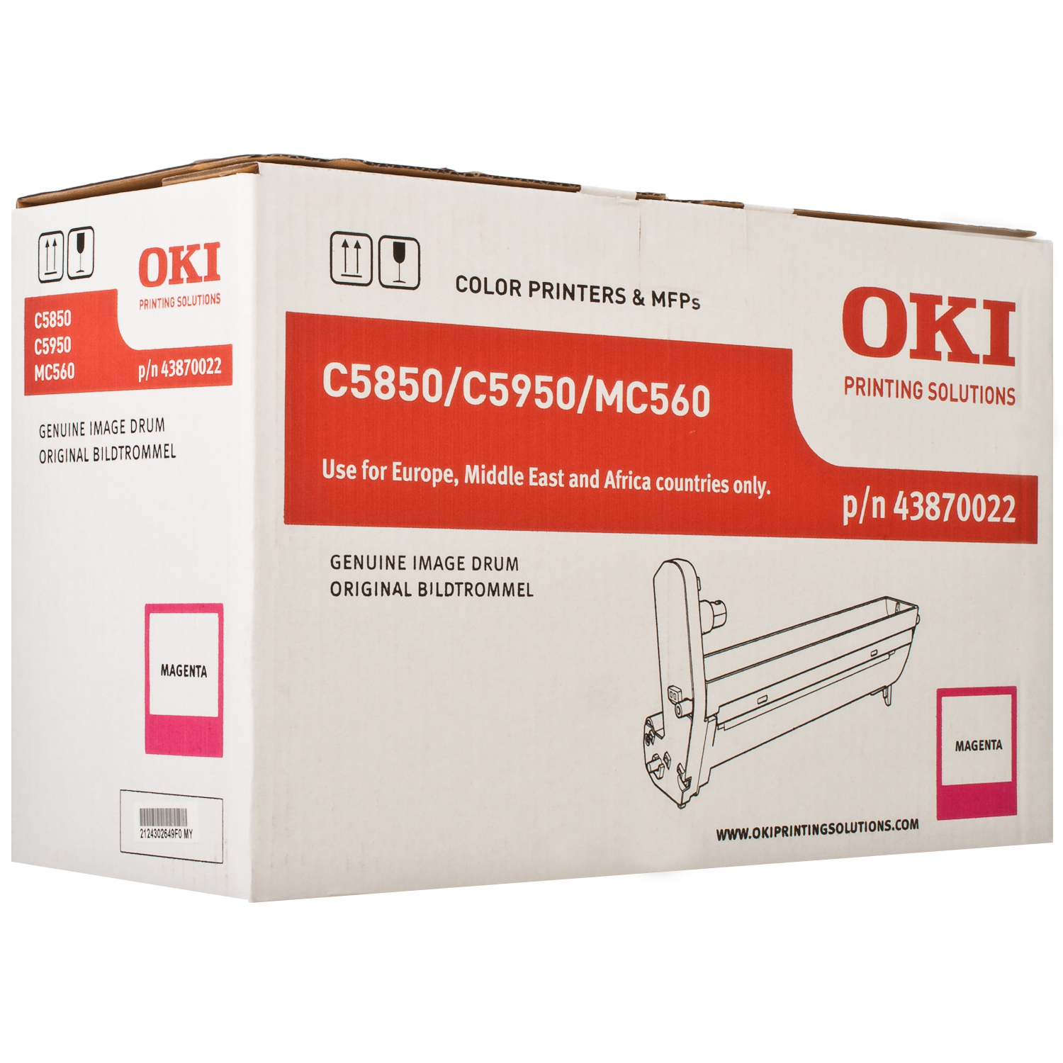 Драм-картридж C5850_5950 пурпуровий Oki (43870022)