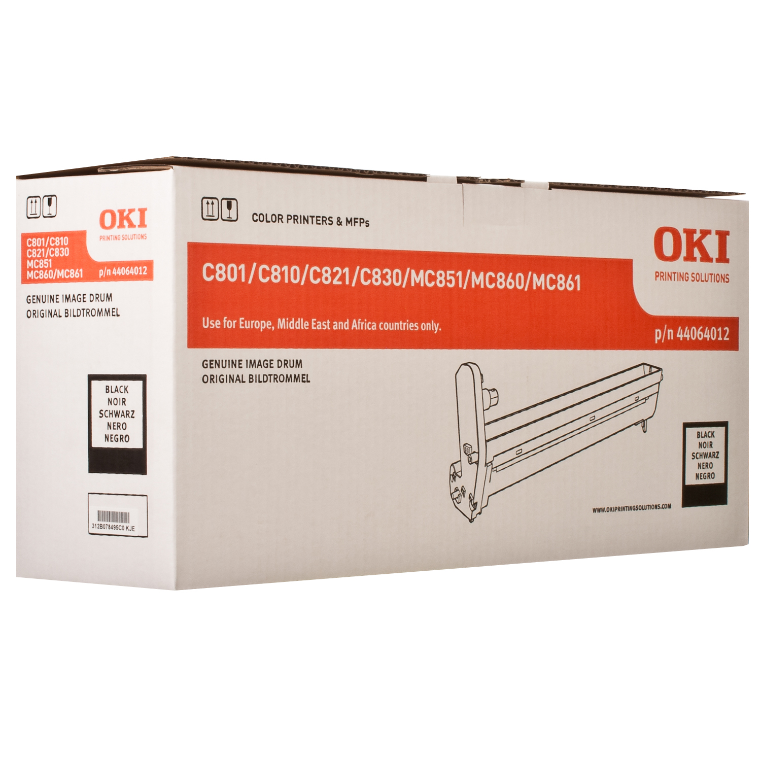 Драм-картридж C810/830/MC860 чорний Oki (44064012)
