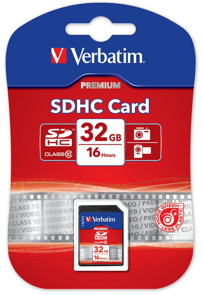 Карта пам'яті SDHC 32 Гб, Клас 10 Verbatim (43963)
