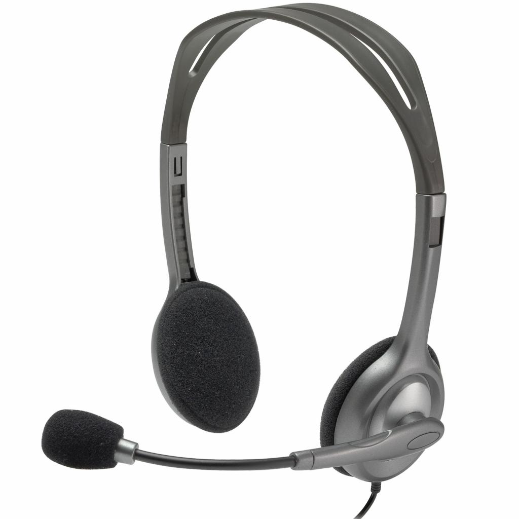 Гарнітура дротова H111 Stereo, чорна Logitech (981-000593)