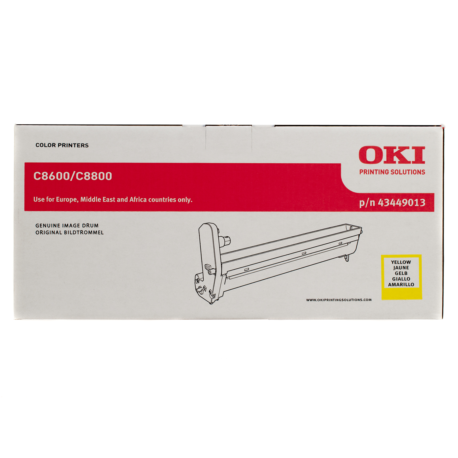 Драм-картридж C8600 жовтий Oki (43449013)