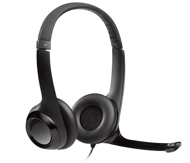 Гарнітура USB H390, чорна Logitech (981-000406)