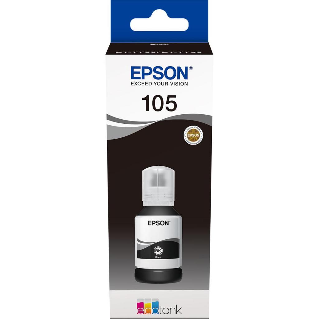 Чорнило 105 чорні, 140 мл Epson (C13T00Q140)