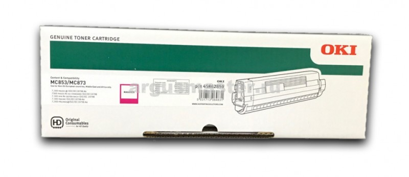 Тонер-картридж MC853/873 пурпуровий Oki (45862850/45862838)