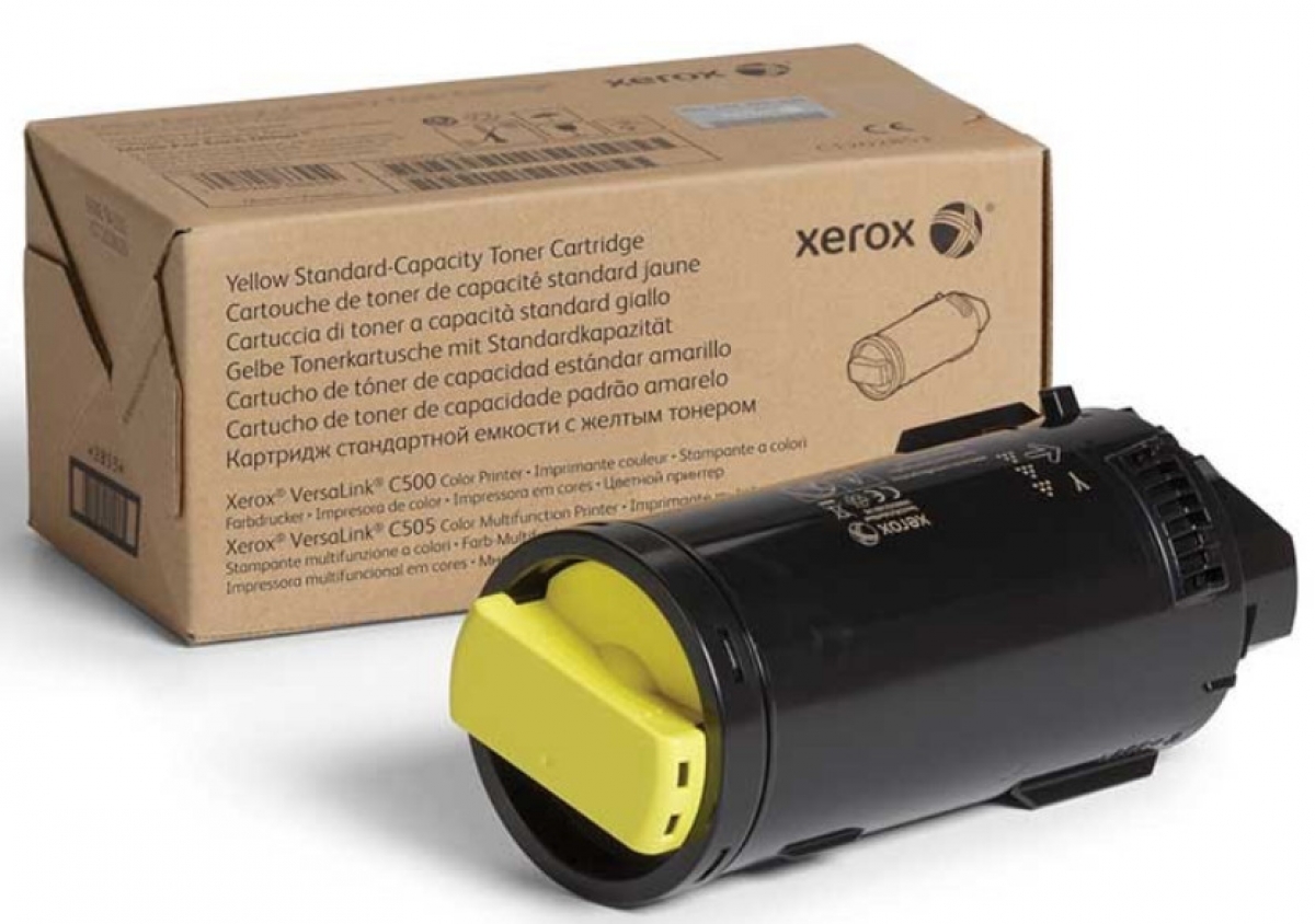 Тонер-картридж VLC500/C505 жовтий Xerox (106R03886)