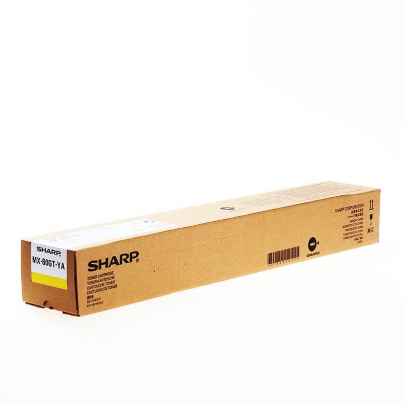 Тонер-картридж жовтий Sharp (MX60GTYA)