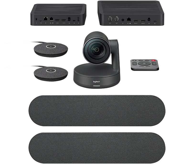 Веб-камера Rally Plus, Dual Spraker, Conference Cam, чорна Logitech (960-001224)