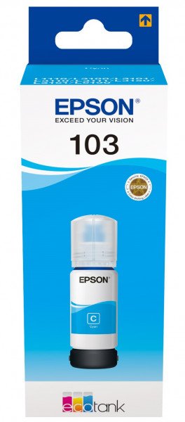 Чорнило 103 блакитні, 65 мл Epson (C13T00S24A)