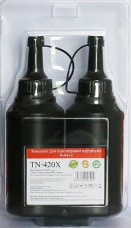 Комплект для заправки картриджа PC-420X (2 тонера + 1 чип) Pantum (TN-420X/TN-420XP)