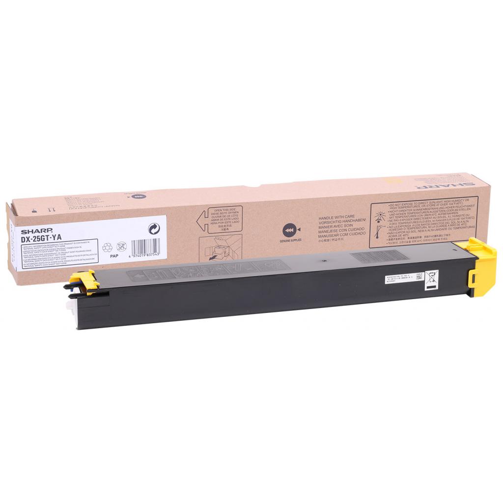 Тонер-картридж жовтий Sharp (DX25GTYA)