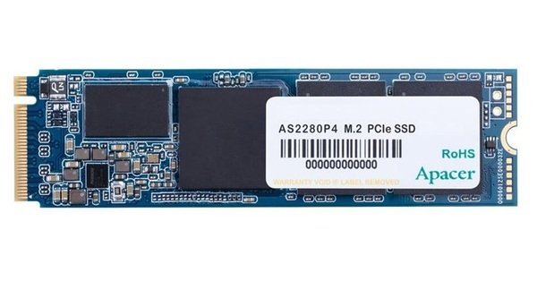 Накопичувач SSD P4 512GB, M.2 PCIe 3.0  Apacer (AP512GAS2280P4-1)