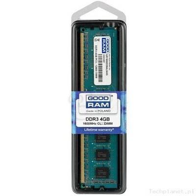 Модуль пам'яті 4 Гб, DDR3, 1600 МГц Goodram (GR1600D364L11S/4G)