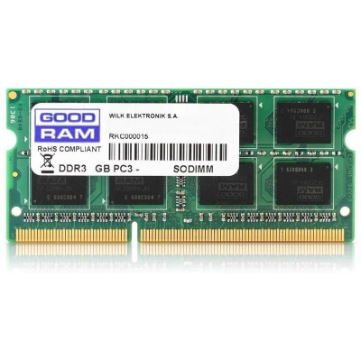 Модуль пам'яті 8 Гб, DDR3L, 1600 MHz SoDIMM Goodram (GR1600S3V64L11/8G)