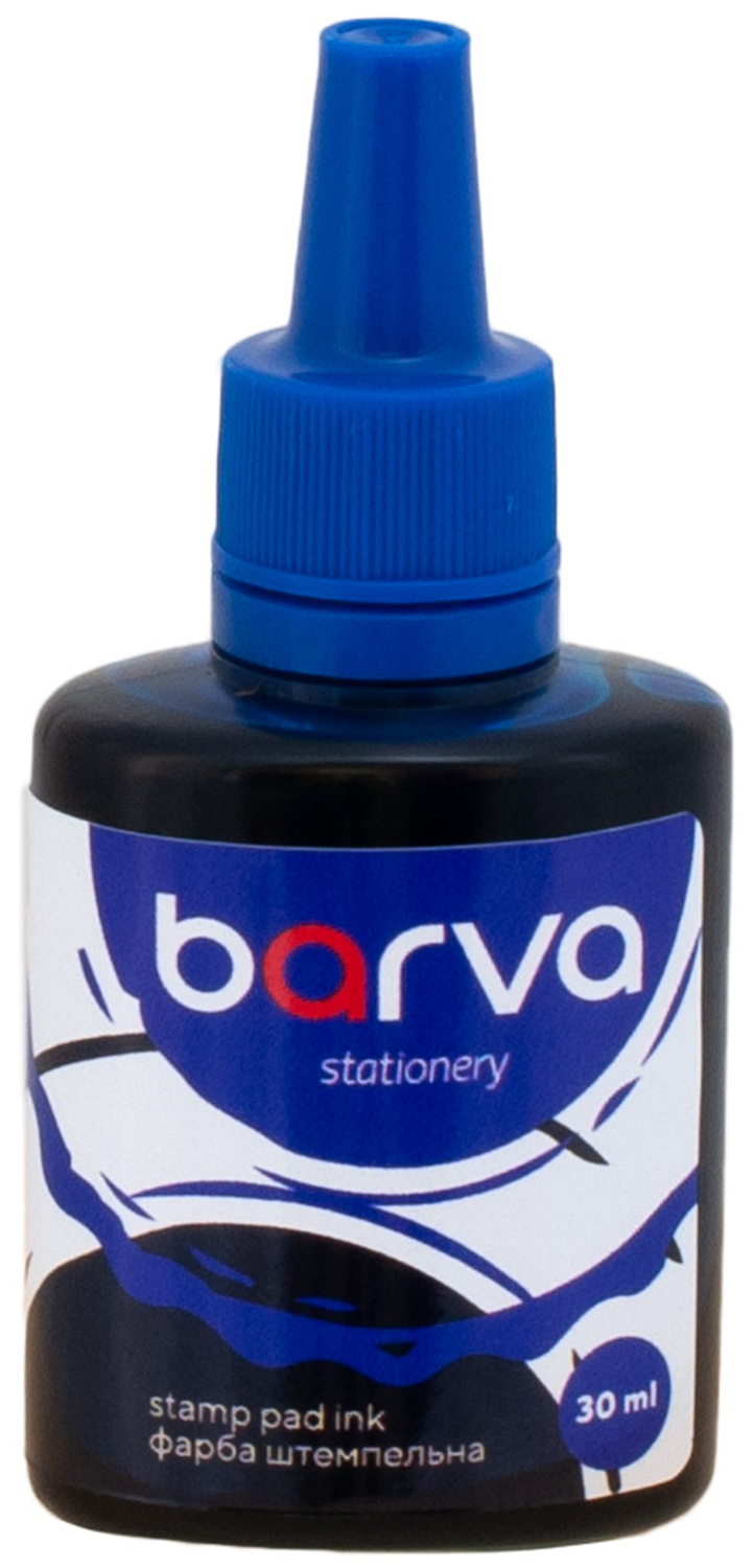 Фарба штемпельна 30 мл, синя Barva (SPI-BL-005)