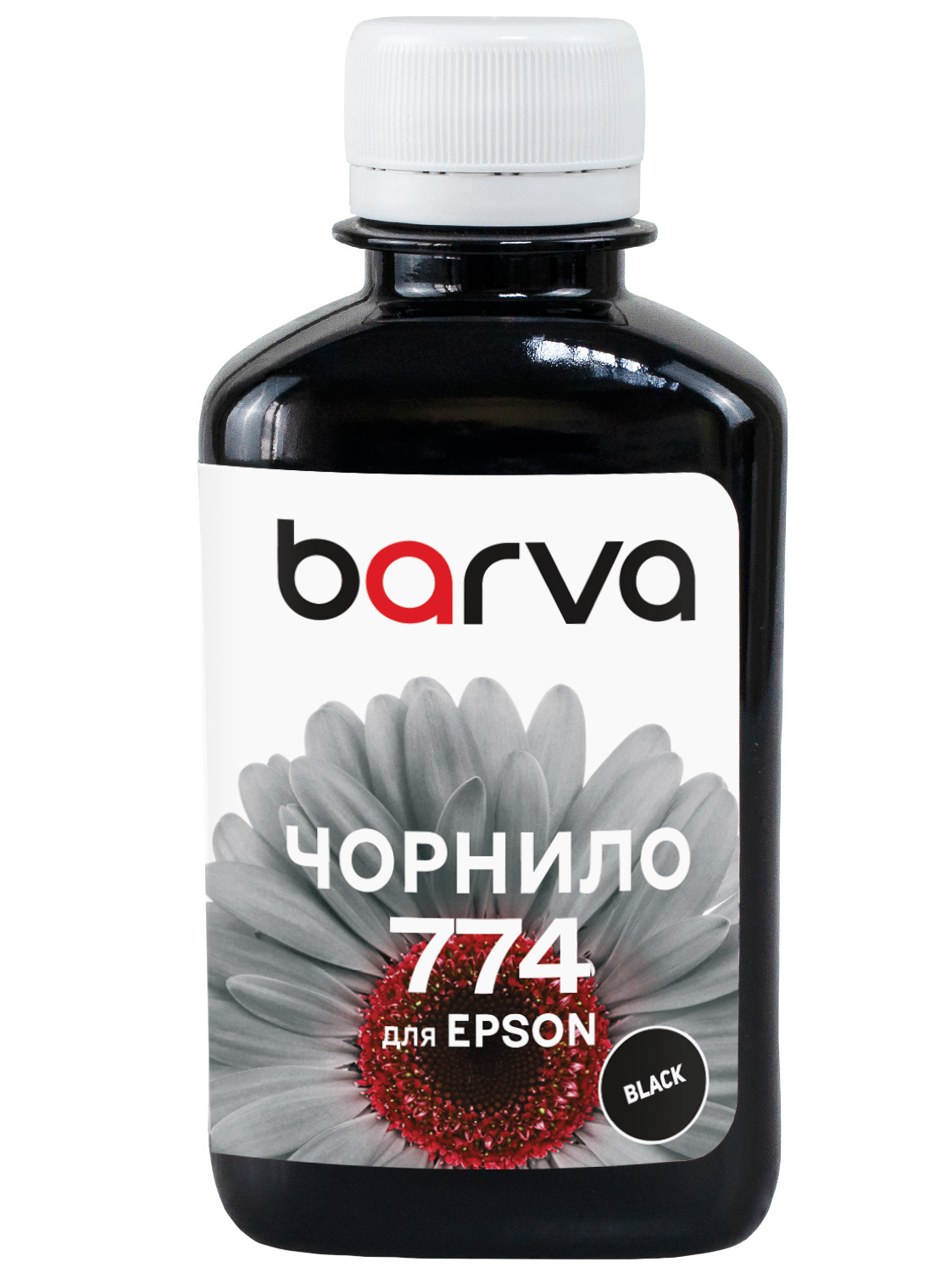 Чорнило сумісне для Epson 774 BK спеціальне 180 г, пігментне, чорне Barva (M100-407)