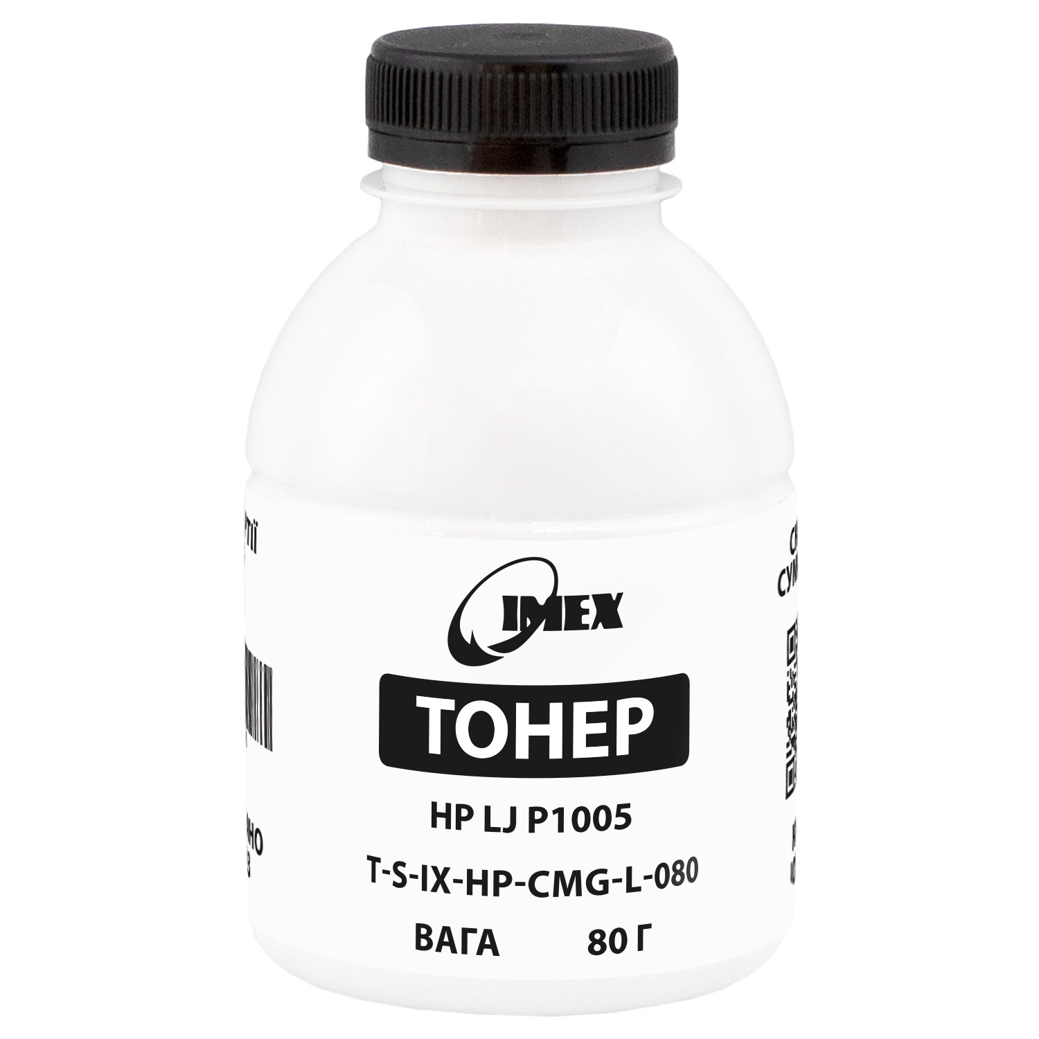 Тонер HP LJ P1005 флакон, 80 г Imex (TSM-CMG-L-080)