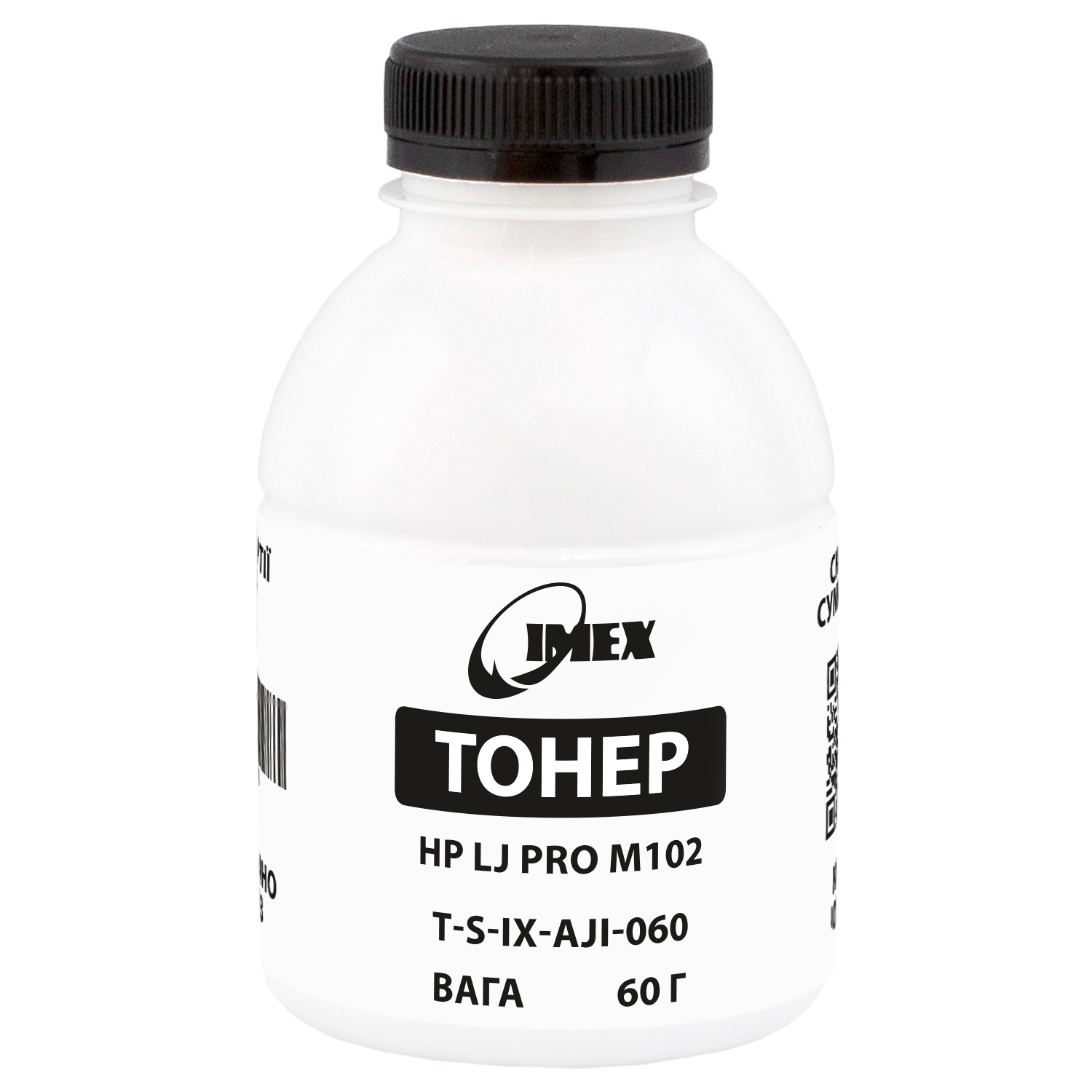 Тонер HP LJ Pro M102 флакон, 60 г Imex (TSM-AJI-060)