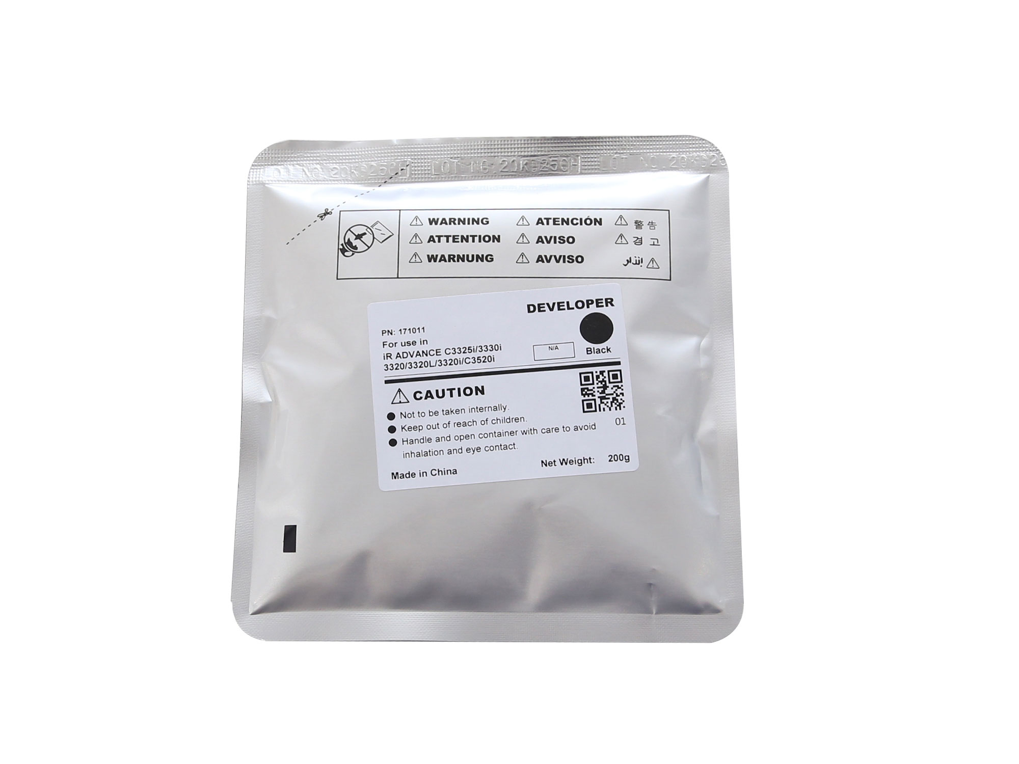 Девелопер Canon iR ADVANCE C3320 240K, чорний CET (CET171011)