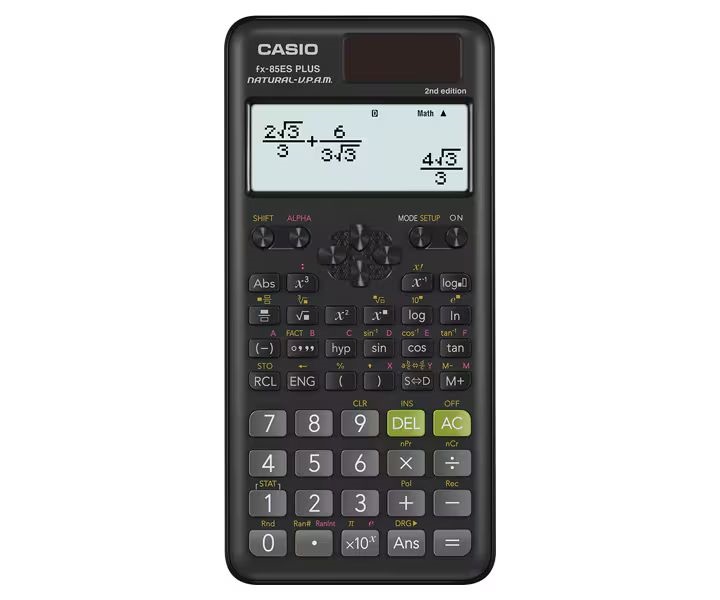 Калькулятор науковий чорний Casio (FX-85ESPLUS-2-WETD)