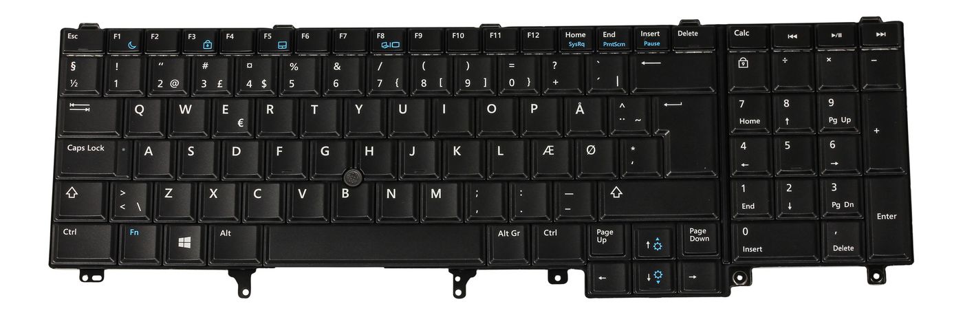 Keyboard, Danish, 105 Keys, 