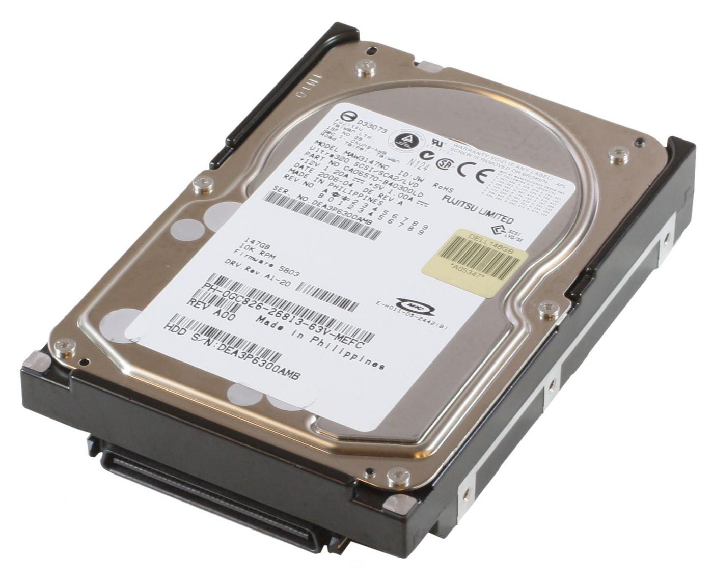 HD,146G,S,10K,1IN,80P,ULD,SGT