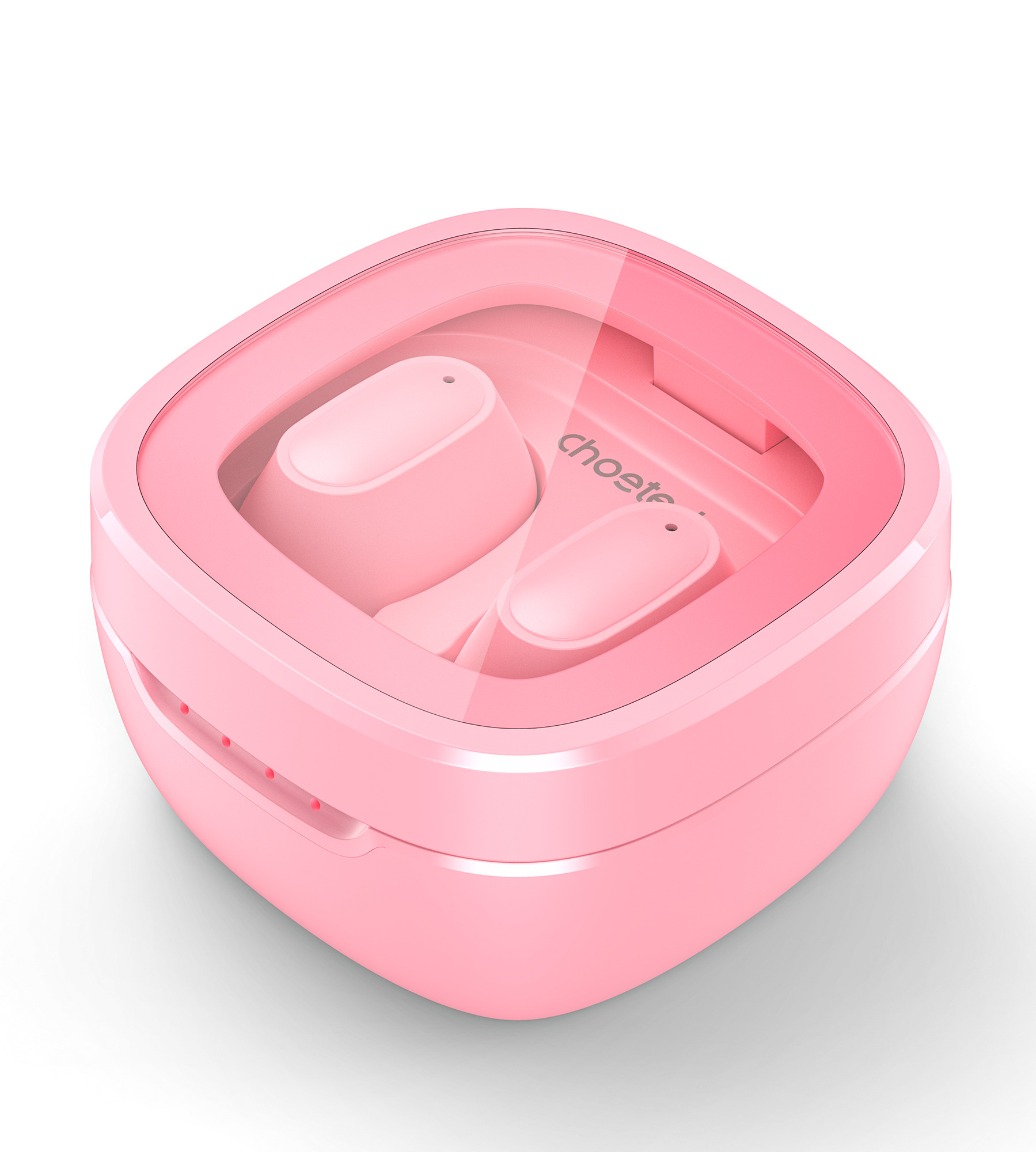 Навушники бездротові TWS Small Cube рожеві Choetech (BH-T23-PK)