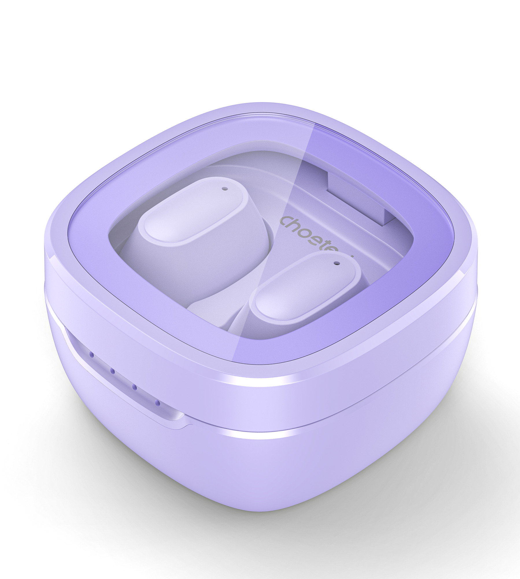 Навушники бездротові TWS Small Cube фіолетові Choetech (BH-T23-PU)