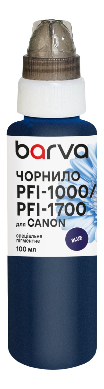 Чорнило для Canon PFI-1000/PFI-1700 B спеціальне 100 мл, пігментне, синє Barva (C1700-983)
