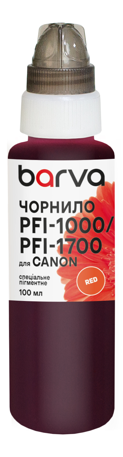 Чорнило для Canon PFI-1000/PFI-1700 R спеціальне 100 мл, пігментне, червоне Barva (C1700-982)