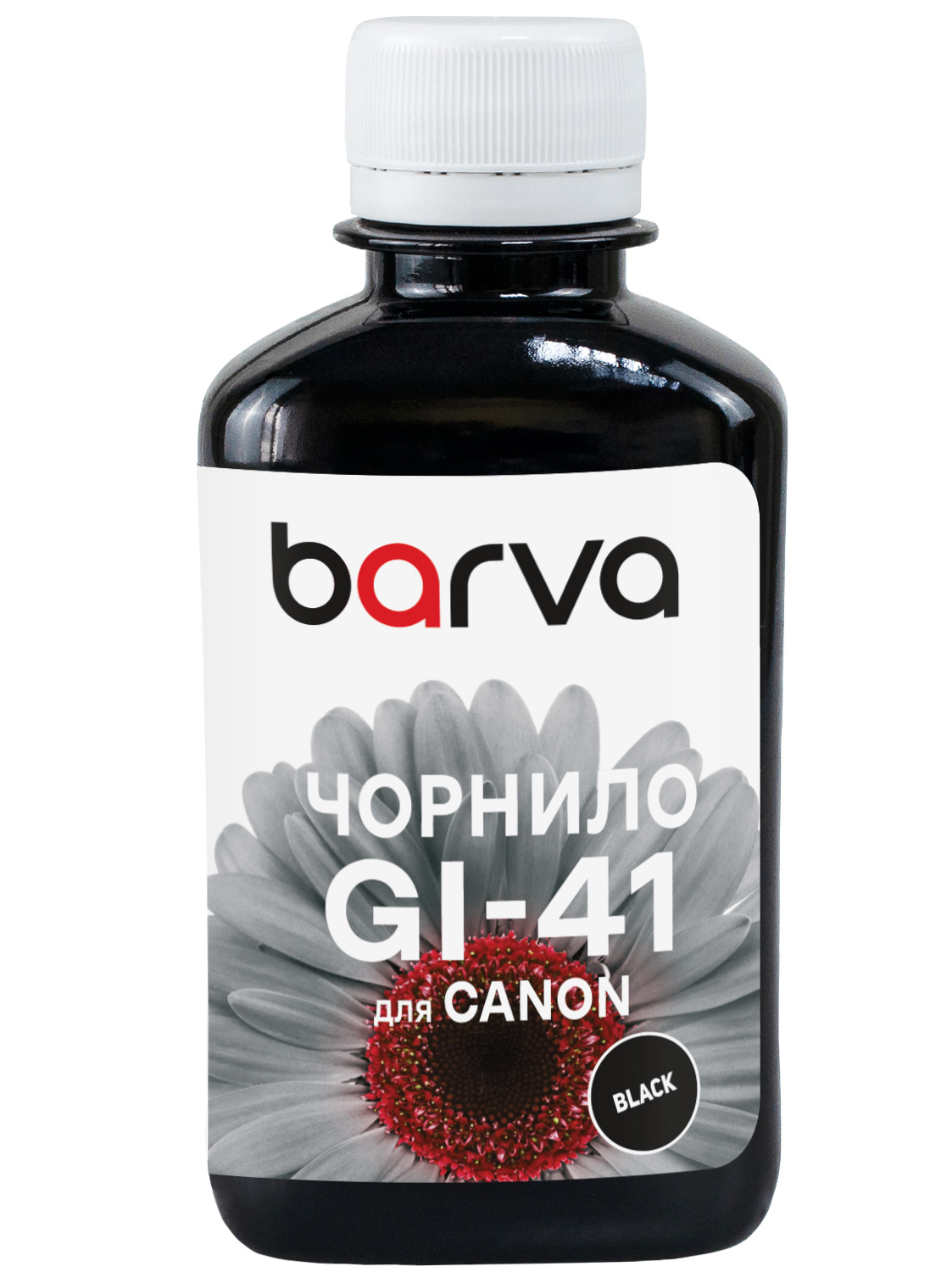 Чорнило сумісне для Canon GI-41 PGBK спеціальне 180 мл, пігментне, чорне Barva (CGI41-809)