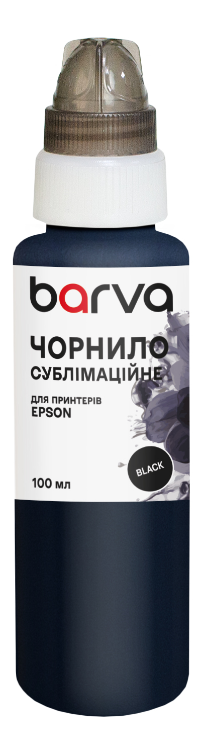 Чорнило сублімаційне для настільних принтерів Epson 100 мл, чорне Barva (SUB-912)