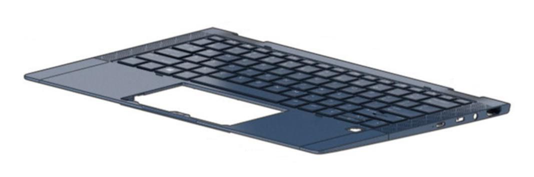 TOPCOVER W/KYBD BL PVCY NOR