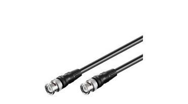 BNC Cable 5m, RG59, Black