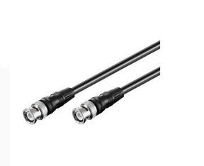 BNC cable, RG59, 1m, black