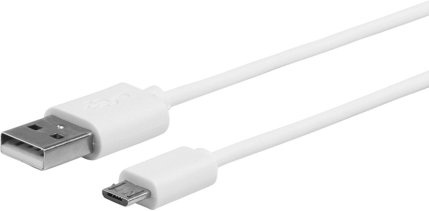Кабель MicroUSB 1m Білий